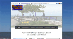 Desktop Screenshot of dannyslakeviewresort.com